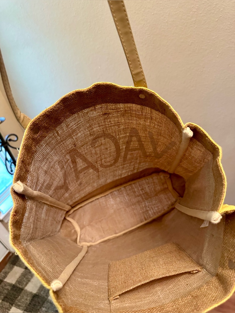 Large "VACAY" Tote Bag - Picture 6 of 8